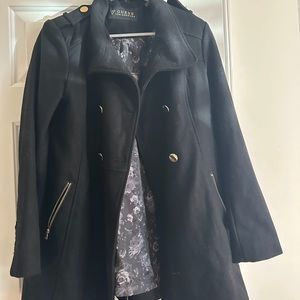 GUESS LArge black coat!